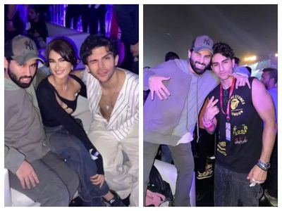 Rumoured lovebirds Ibrahim Ali Khan and Palak Tiwari twin in black as they attend a concert together - See photos