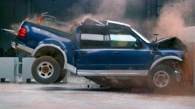 IIHS Explains Heavy EVs Are Putting Extra Pressure On Its Crash Testing Equipment