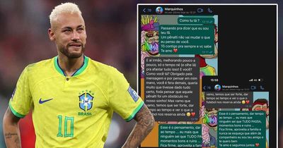 Neymar shares private WhatsApp messages with teammates after Brazil quit threat