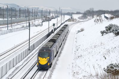 Are trains still running in the snow?