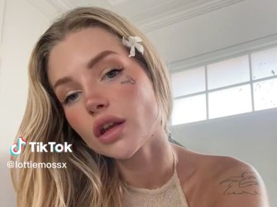 Lottie Moss reveals new ‘lover’ face tattoo in TikTok post