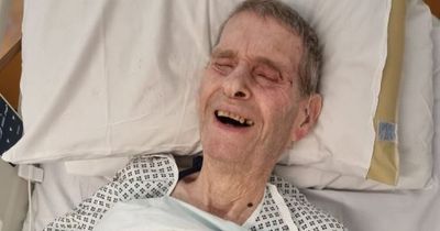 'I had to strap my grandad to a plank of wood after he broke his hip as 999 were too busy'