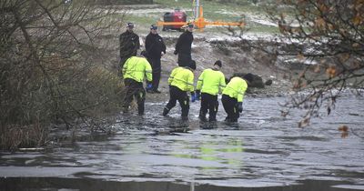 Police officer waded waist deep and tried to punch through ice to save children