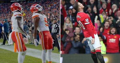 NFL star pays tribute to Wayne Rooney with hilarious celebration after touchdown