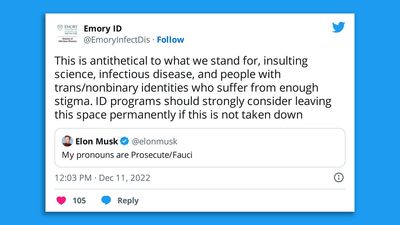 Musk's Fauci tweet angers medical Twitter