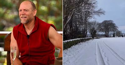 I'm A Celeb's Mike Tindall delights fans with snowy update after returning to UK