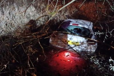 Family car plunges into freezing water in Rainham as firefighters issue ice warning