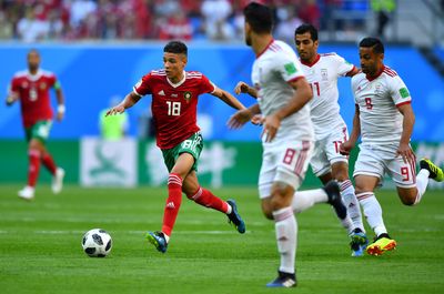 Morocco’s injured midfielder Harit joins teammates at World Cup