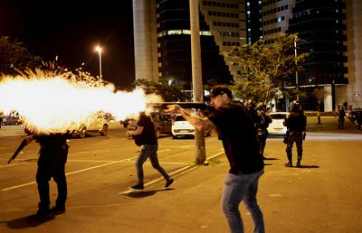 Supporters of Brazil's defeated Bolsonaro attack police headquarters