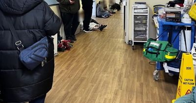 Children lying all over the floor at 'full capacity' NHS treatment centre