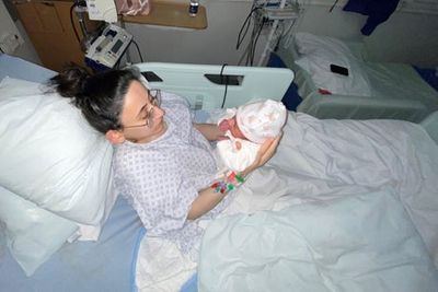 Don’t lose hope, says disabled London mother after world-first birth