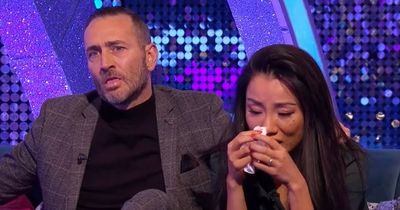 BBC Strictly's It Takes Two interview paused as Will Mellor and Nancy Xu break down in tears