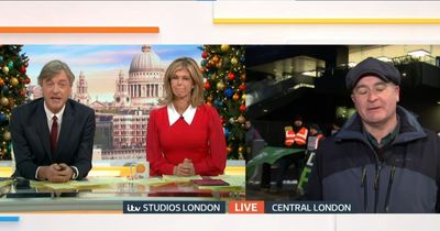 Richard Madeley stuns ITV Good Morning Britain viewers as he tells union boss to 'jog on' in heated clash before Kate Garraway intervenes
