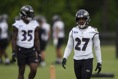Ravens HC John Harbaugh shares thoughts on RBs J.K. Dobbins and Gus Edwards playing together again