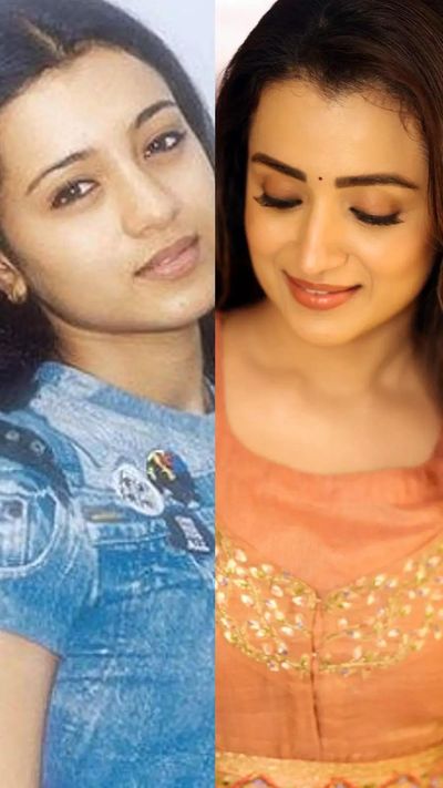 Trisha's stunning transformation over the years