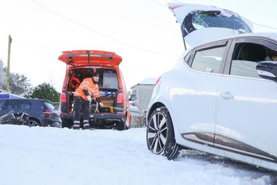 Vehicle breakdowns hit record levels on freezing roads