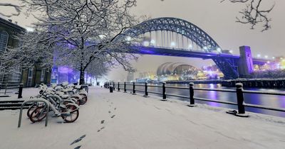 North East to freeze as Met Office predicts up to 20cm of snow with weather warning extended