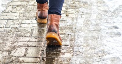 Woman shares unusual 'best hack ever' to stop slipping on icy footpaths using old socks