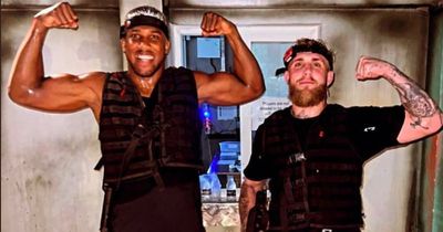 Anthony Joshua "sings Jake Paul's praises" during meeting with YouTube boxer