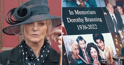 EastEnders share behind the scenes look at emotional filming for Dot's funeral