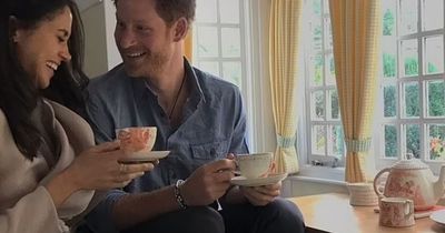 Harry and Meghan sip tea inside late Queen's playhouse in explosive Netflix trailer