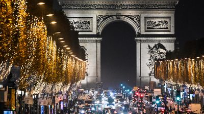 Paris's Christmas illuminations 'still joyful' despite having fewer lights