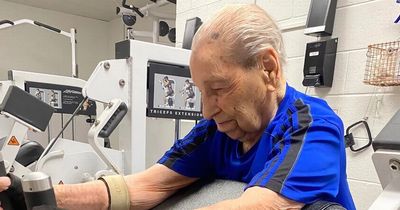 Man who has just turned 100 refuses to give up his daily three-hour gym sessions