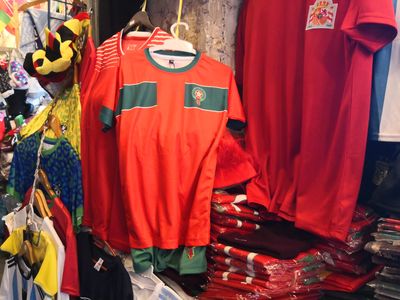 Morocco shirts sell out as World Cup fever grows