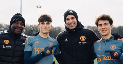 What Robin van Persie worked on with Alejandro Garnacho and Manchester United starlets in training