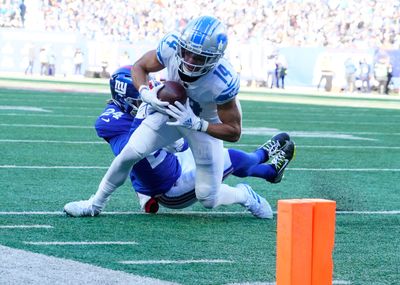 Amon-Ra St. Brown sets NFL’s combined receiving/rushing mark to start a career