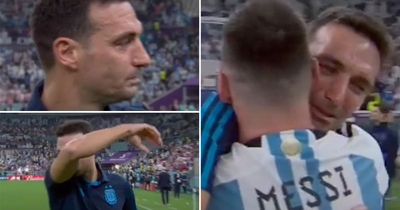 Lionel Messi makes Argentina coach Lionel Scaloni burst into tears after World Cup display