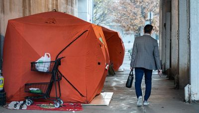 Tent builder says city will no longer remove shelters housing the homeless