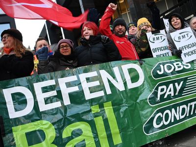 Chaos continues as Royal Mail staff join rail workers in walkout