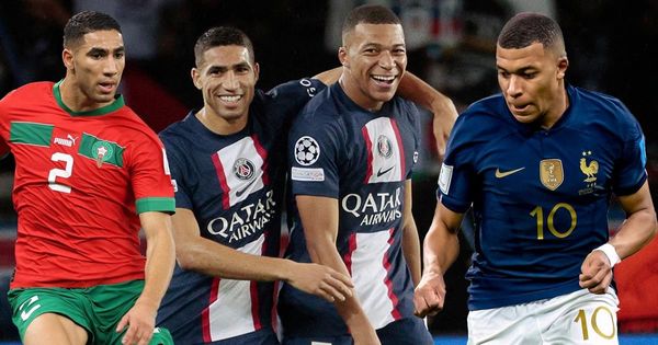 Kylian Mbappe's gesture to PSG team-mate Achraf Hakimi perfectly