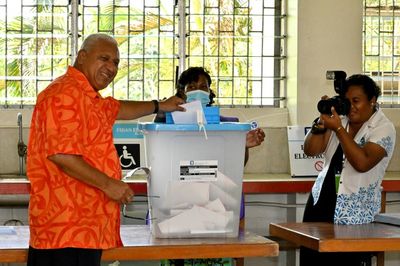 Fiji PM vows to respect result, as voting ends