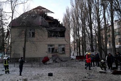 Kyiv hit by waves of drone strikes in first attacks on Ukraine’s capital in weeks