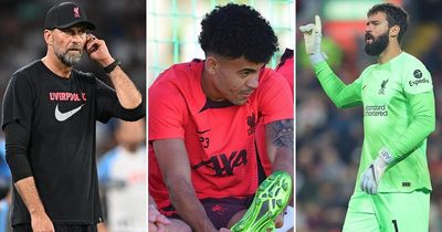 Jurgen Klopp given four Liverpool issues to solve after World Cup break