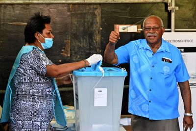 Fijians vote in election between 2 former coup leaders