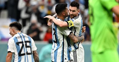 What Tottenham star Cristian Romero did to Lionel Messi at full-time after Argentina vs Croatia
