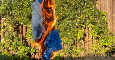 Warning as Christmas jumpers for dogs go up in flames in seconds