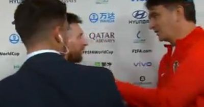 Lionel Messi interrupts interview mid-flow again for Croatia manager