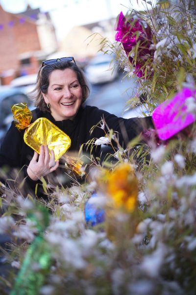 Residents of Britain’s ‘real-life Quality Street’ swap chocolates for foodbank donations