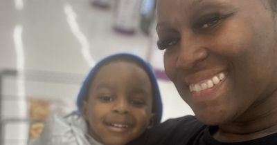 Mum says she was 'left looking like camel' after toddler launches phone at her