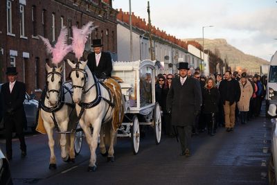 Balloons and rainbows at funeral for girl who died after contracting Strep A