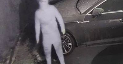 Creepy masked Edinburgh man filmed trying to get into homes as families slept