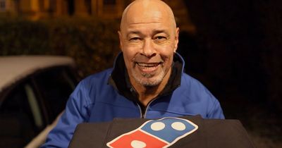 Paul McGrath takes up Domino's delivery job in surprise visit to adoring fans