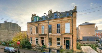 Modern and stylish Glasgow flat with garden views in the west end hits the market