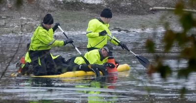 Cops issue another plea as children STILL play on frozen lakes despite tragedy that killed three boys