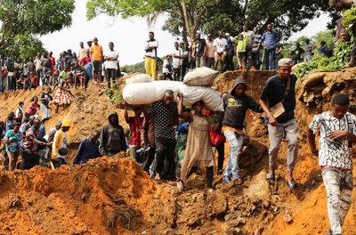 Residents of Congo's capital mourn after deadly floods and landslides