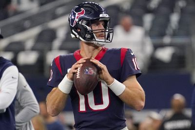 Texans QB Davis Mills earned A-minus grade for outing against the Cowboys